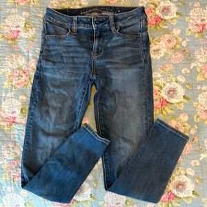 Blue, American Eagle jeans. Size 0.